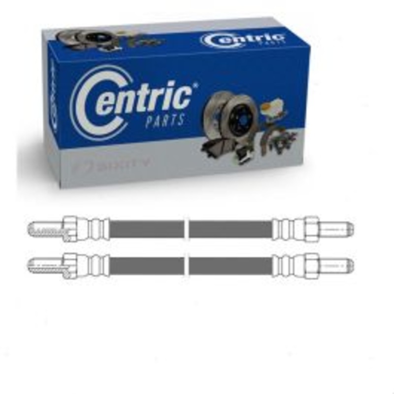 2 pc Centric Premium Rear Brake Hydraulic Hoses for 1972-1976 Jensen Healey