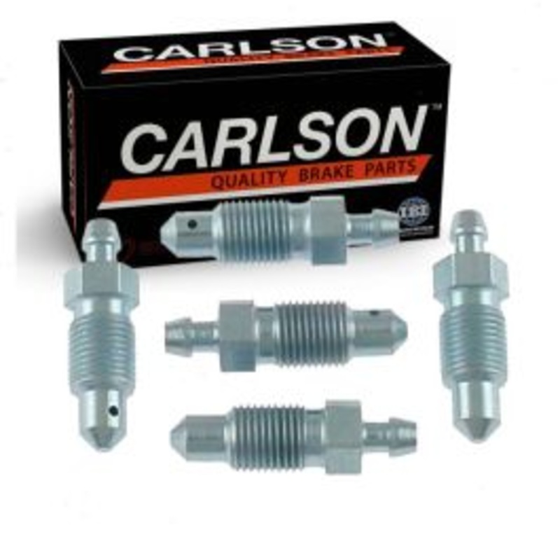 Carlson Front Brake Bleeder Screw for 1987-1989 Mitsubishi Precis