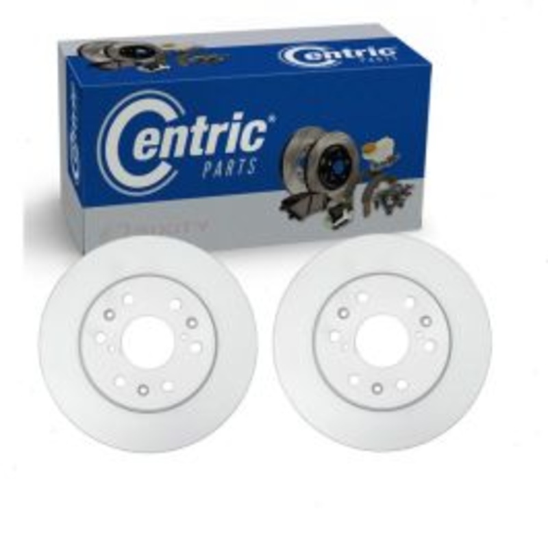 2 pc Centric GCX Front Disc Brake Rotors for 2007-2013 Cadillac Escalade EXT