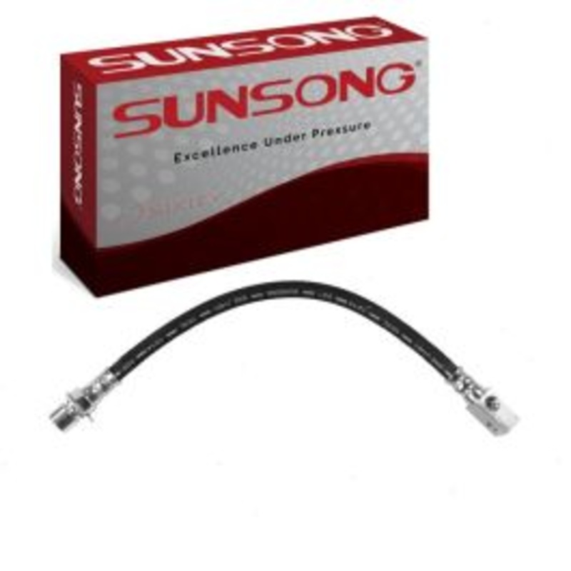 Sunsong Rear Center Brake Hydraulic Hose for 1977-1990 Oldsmobile Custom Cruiser