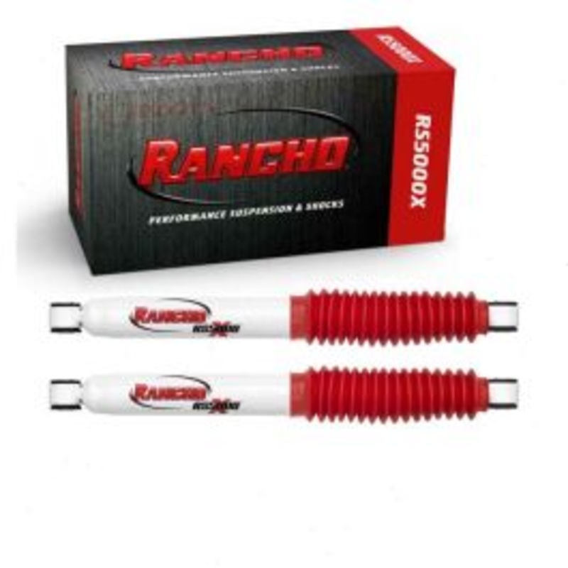 2 pc Rancho RS5000X Front Shock Absorbers for 1987-1988 Chevrolet V20 Suburban