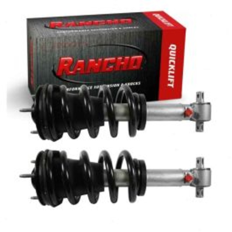 2 pc Rancho QuickLIFT Front Suspension Strut & Coil Springs for 2007-2014 GMC Yukon XL 1500