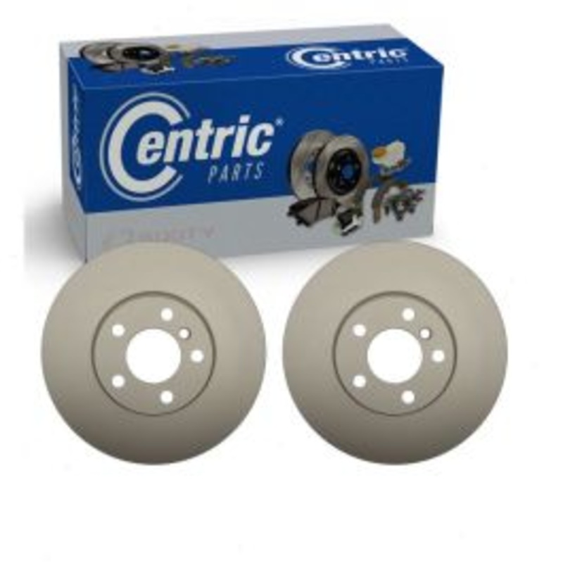 2 pc Centric GCX Front Disc Brake Rotors for 2007-2018 BMW X5