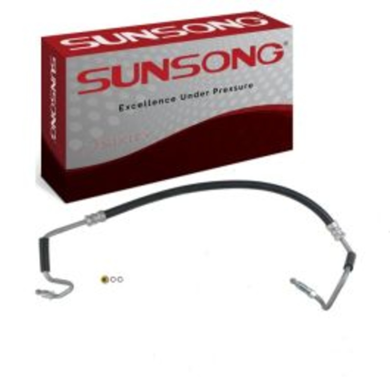 Sunsong Power Steering Pressure Line Hose for 2003-2006 Jeep Wrangler