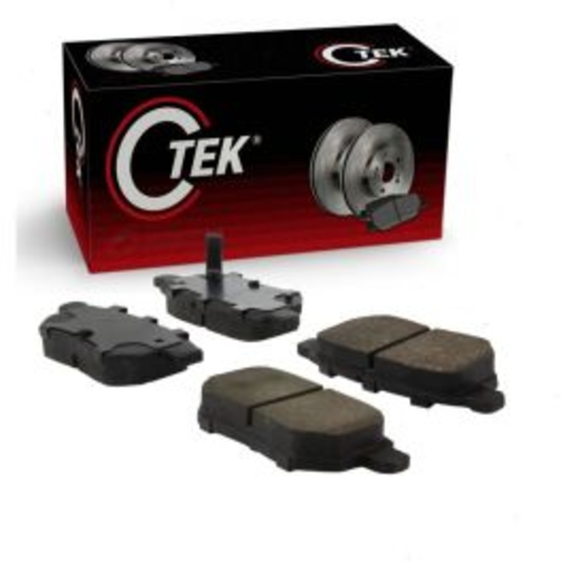 Centric CTEK Rear Disc Brake Pad Set for 2009-2010 Pontiac Vibe 1.8L 2.4L L4