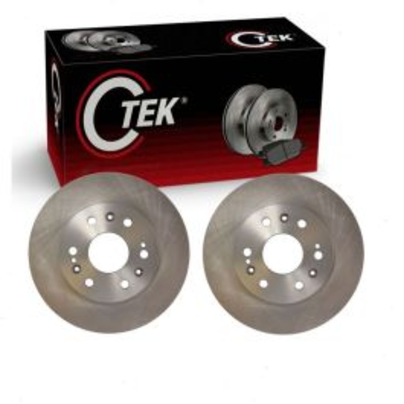 2 pc Centric CTEK Front Disc Brake Rotors for 2019 GMC Sierra 1500 Limited