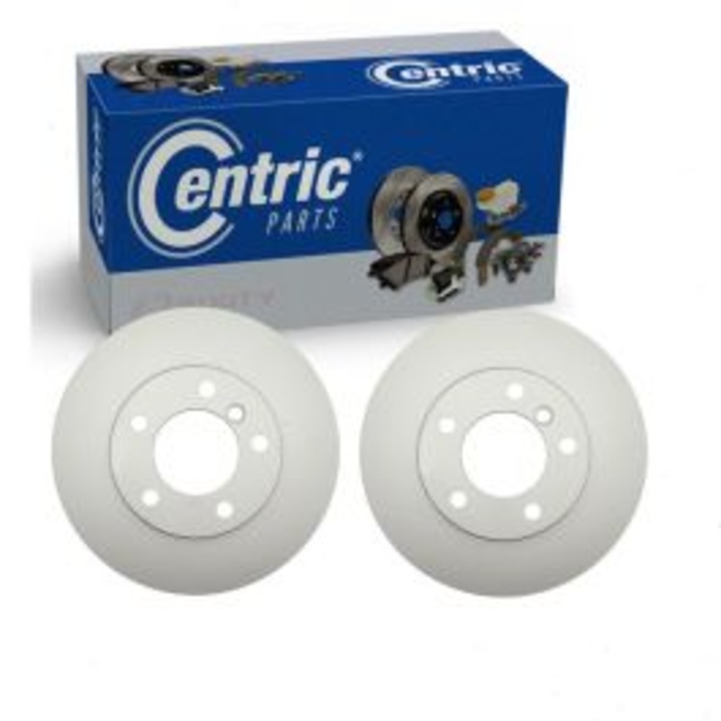 2 pc Centric GCX Front Disc Brake Rotors for 2008-2013 BMW 128i