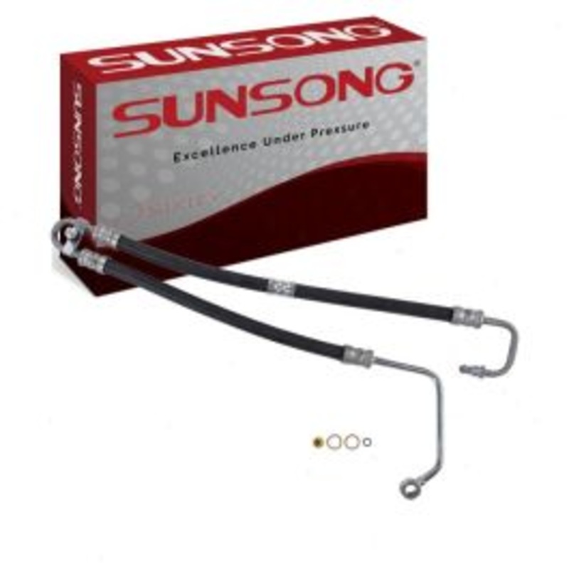 Sunsong Pump To Rack Power Steering Pressure Line Hose for 2001-2003 BMW 530i