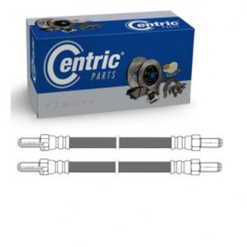 2 pc Centric Premium Front Brake Hydraulic Hoses for 1961-1967 Triumph Herald