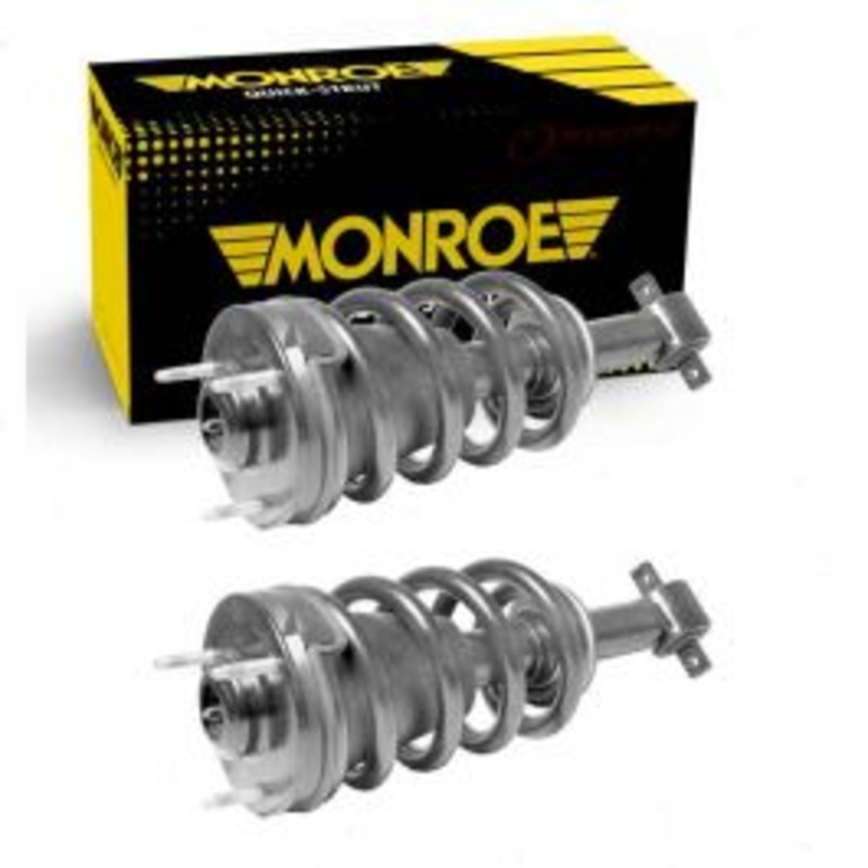 2 pc Monroe Quick-Strut Front Suspension Strut & Coil Springs for 2015-2017 Chevrolet Suburban