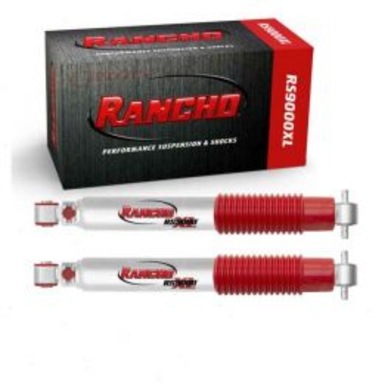 2 pc Rancho RS9000XL Rear Shock Absorbers for 1992-1999 GMC K1500 Suburban