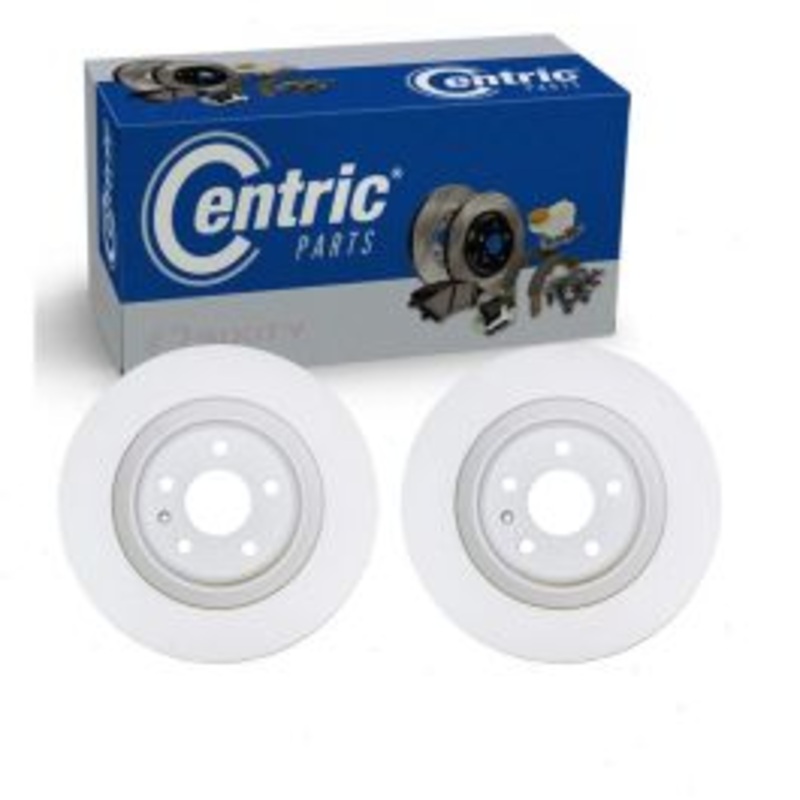 2 pc Centric GCX Rear Disc Brake Rotors for 2018-2020 Audi A5 Sportback