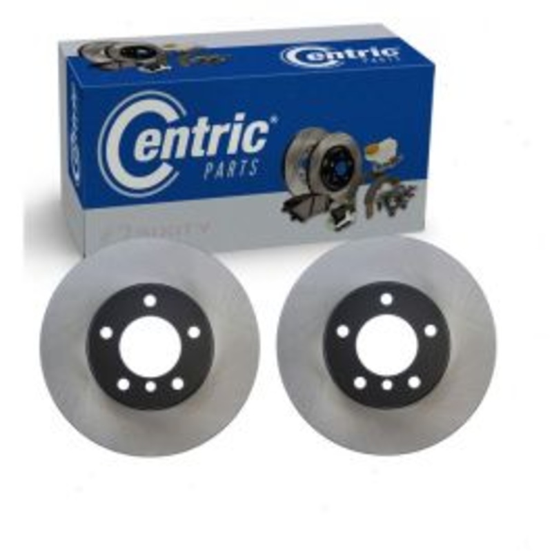 2 pc Centric Premium Front Disc Brake Rotors for 2017-2020 BMW 430i Gran Coupe