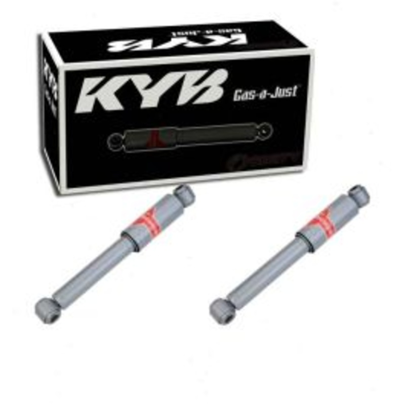 2 pc KYB Gas-a-Just Rear Shock Absorbers for 2000-2004 Nissan Frontier 2.4L 3.3L L4 V6
