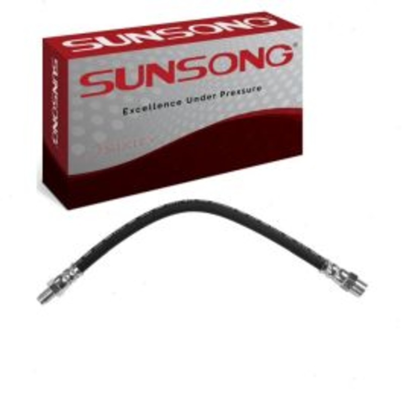 Sunsong Rear Center Brake Hydraulic Hose for 1975-1980 Mercedes-Benz 300D