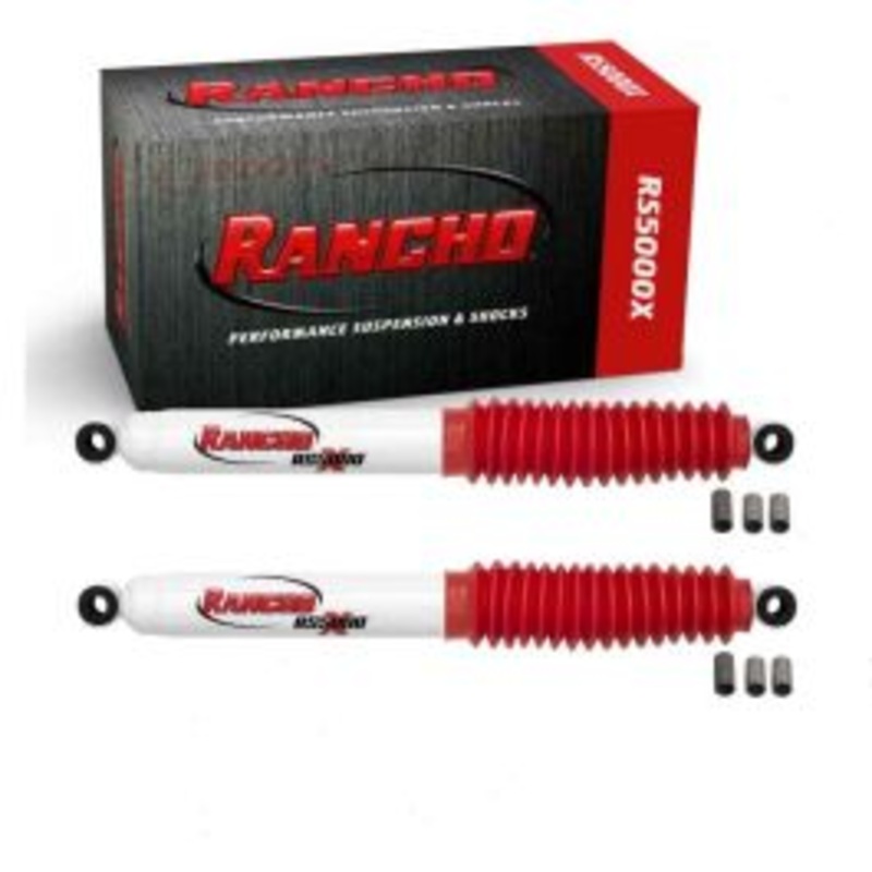 2 pc Rancho RS5000X Front Shock Absorbers for 1959-1981 Jeep CJ5