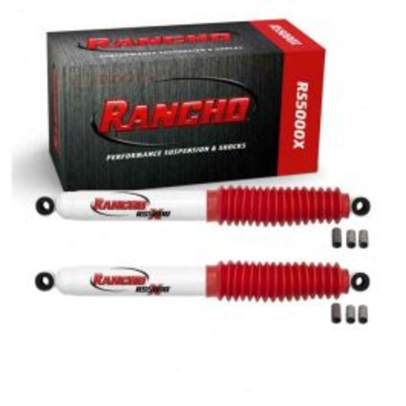 2 pc Rancho RS5000X Front Shock Absorbers for 1968-1969 Dodge W300 Pickup