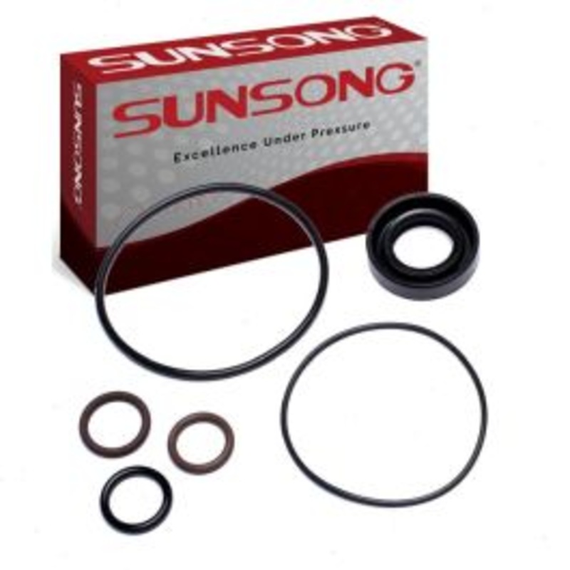 Sunsong Power Steering Pump Seal Kit for 1988-1991 Pontiac 6000 2.5L 3.1L L4 V6