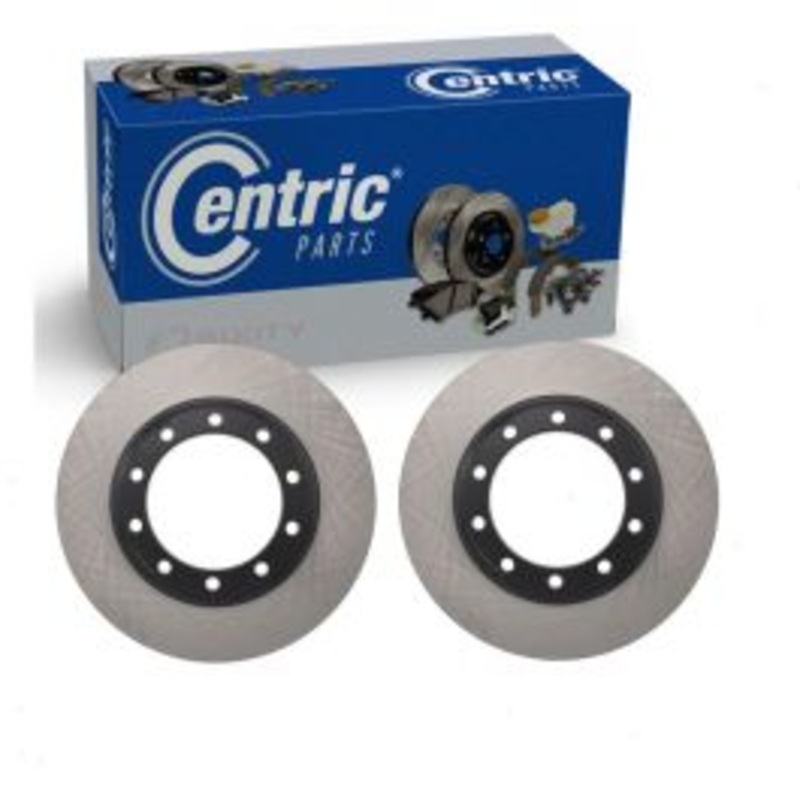 2 pc Centric Premium Front Disc Brake Rotors for 2004-2011 Isuzu FXR