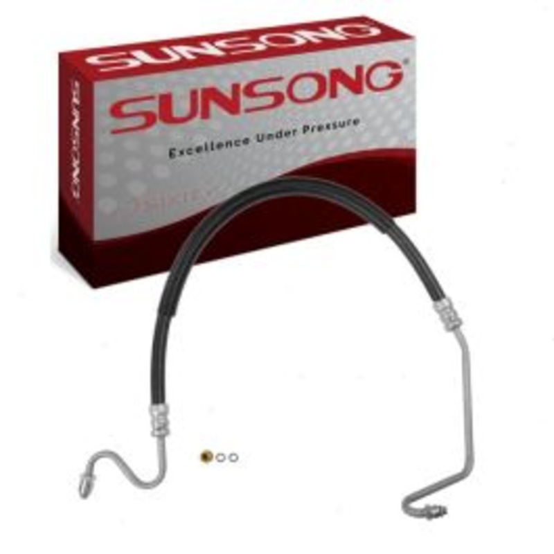 Sunsong Hydroboost To Gear Power Steering Pressure Line Hose for 1989 Chevrolet R2500