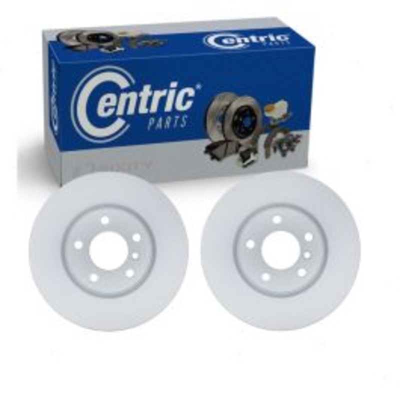 2 pc Centric GCX Front Disc Brake Rotors for 2011-2017 BMW X3