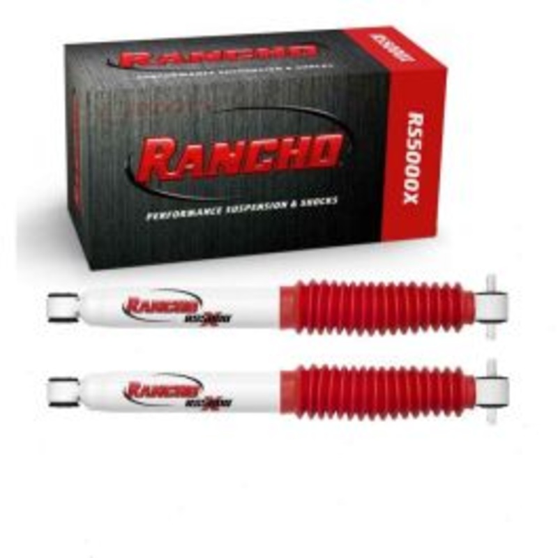 2 pc Rancho RS5000X Rear Shock Absorbers for 1992-1999 GMC K1500 Suburban