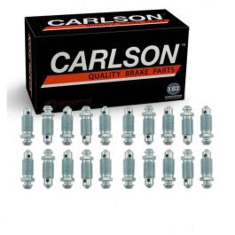2 pc Carlson Front Brake Bleeder Screws for 2017-2019 Ford F-550 Super Duty
