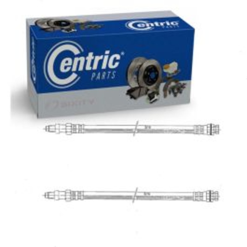 2 pc Centric Premium Front Brake Hydraulic Hoses for 1964-1966 Pontiac GTO