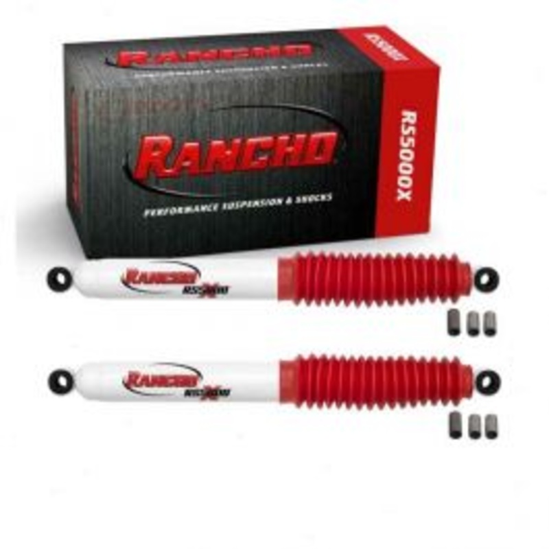 2 pc Rancho RS5000X Front Shock Absorbers for 1969-1971 Jeep Jeepster