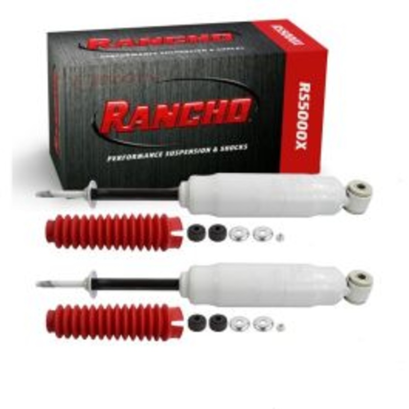 2 pc Rancho RS5000X Front Shock Absorbers for 1998-2003 Dodge Durango