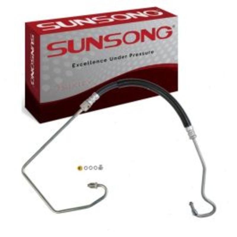 Sunsong Pump To Hydroboost Power Steering Pressure Line Hose for 2006-2014 Chevrolet Express 3500