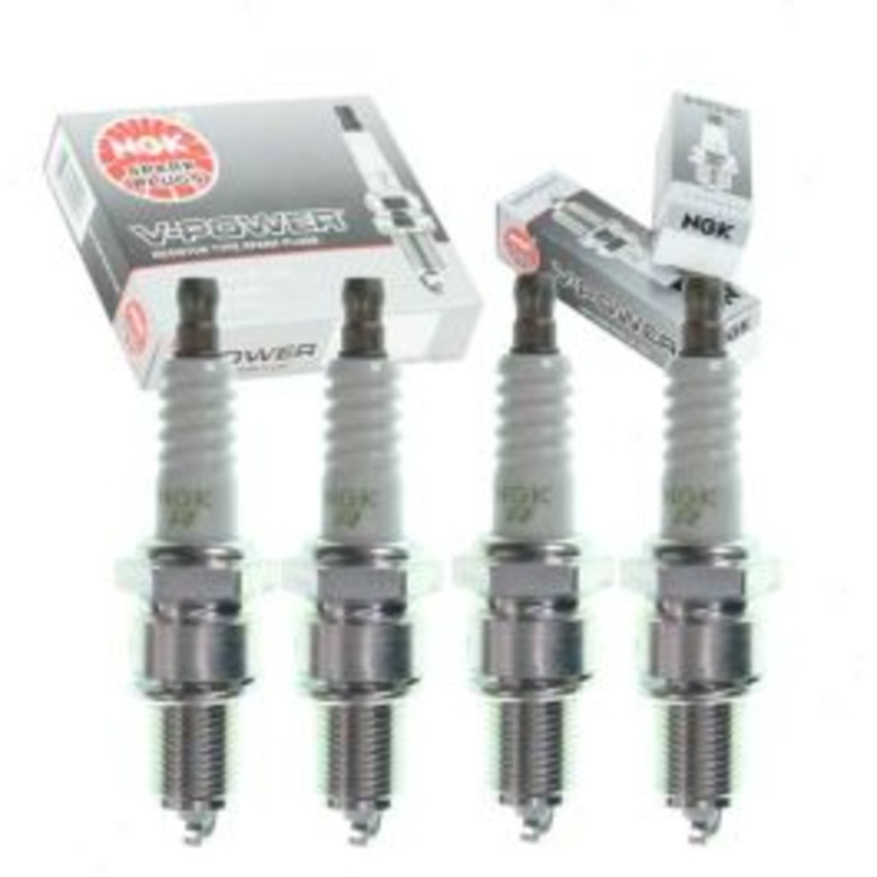 4 pc NGK V-Power Spark Plugs for 1987-1994 Mitsubishi Precis 1.5L L4