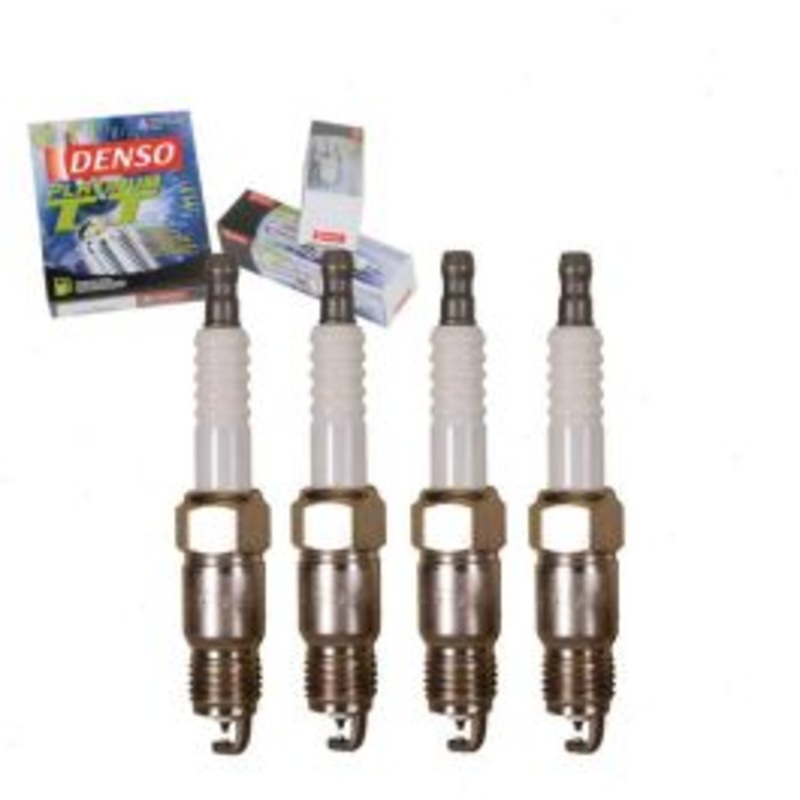 4 pc DENSO Platinum TT Spark Plugs for 1985-1987 Oldsmobile Calais 2.5L L4