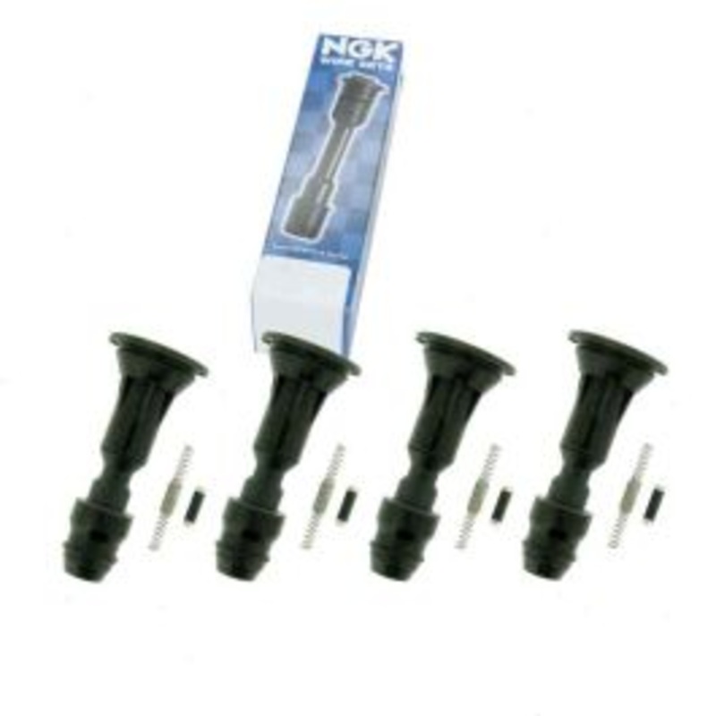 4 pc NGK Ignition Coil Boots for 2012-2015 Chevrolet Captiva Sport 2.4L L4