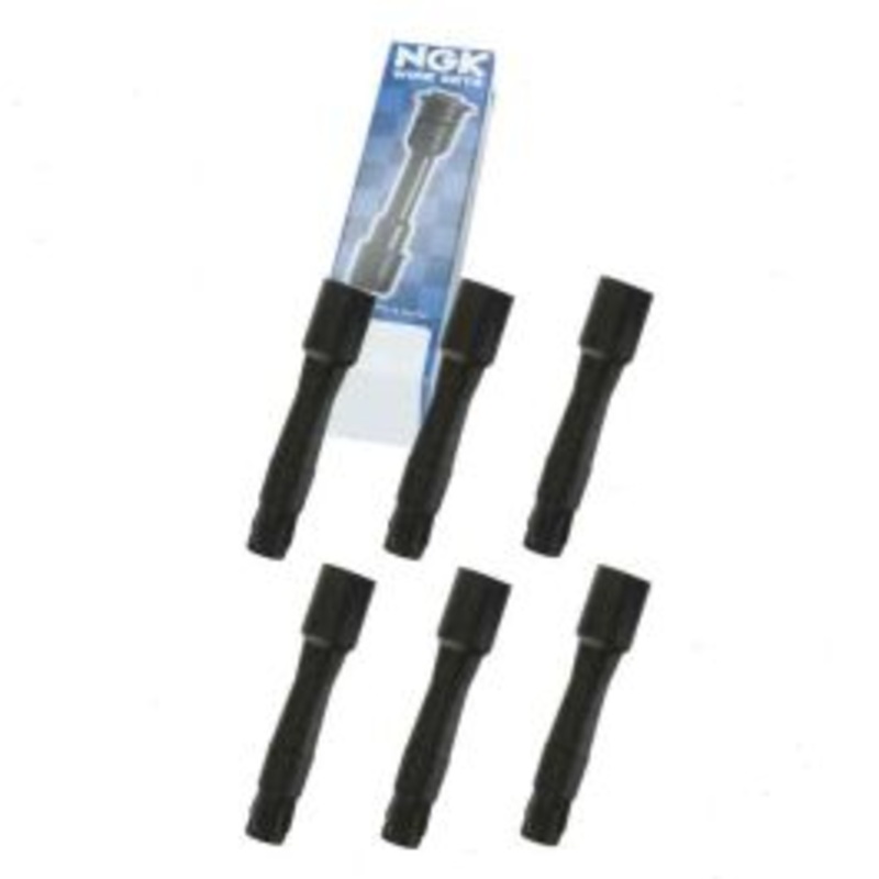6 pc NGK Ignition Coil Boots for 2001-2002 BMW 525i 2.5L L6