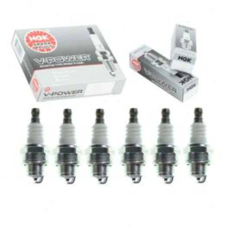 6 pc NGK V-Power 2218 BPMR8Y Spark Plugs