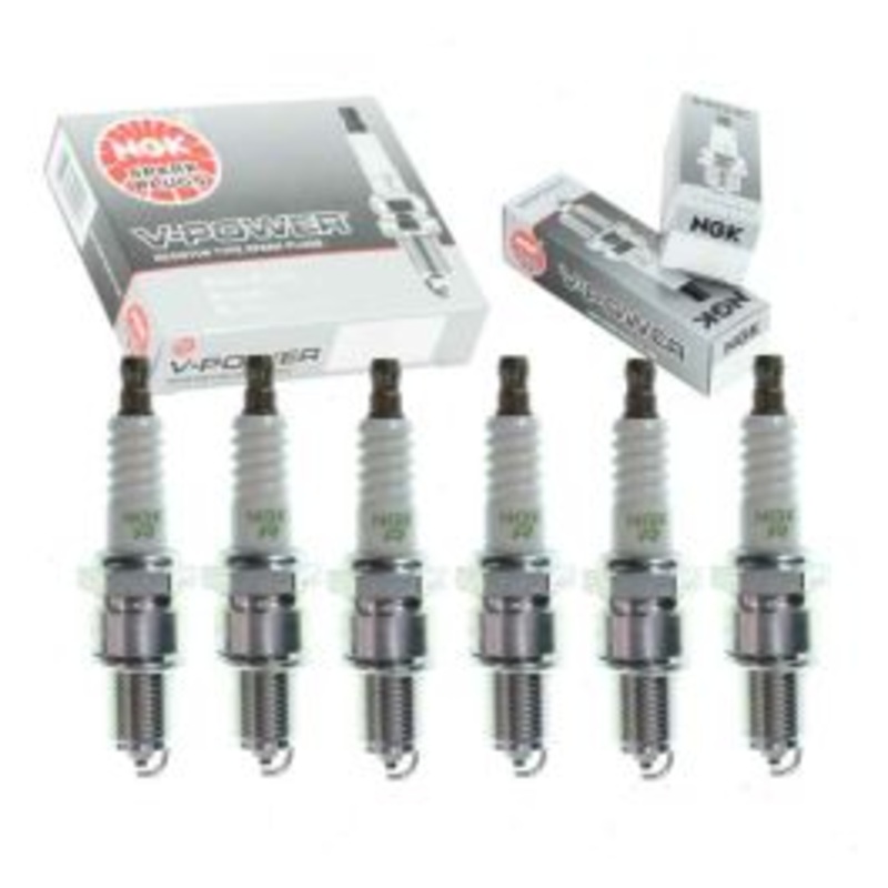 6 pc NGK V-Power Spark Plugs for 1971 BMW 2.8 Bavaria 2.8L L6