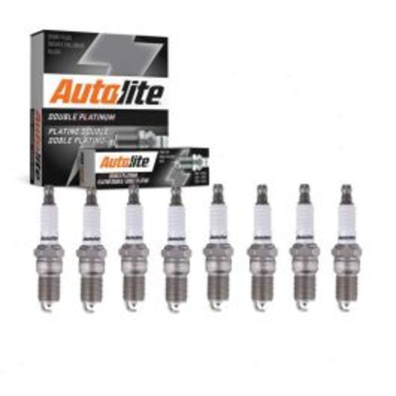 8 pc Autolite Double Platinum Spark Plug for 1996-1999 Chevrolet P30 5.7L