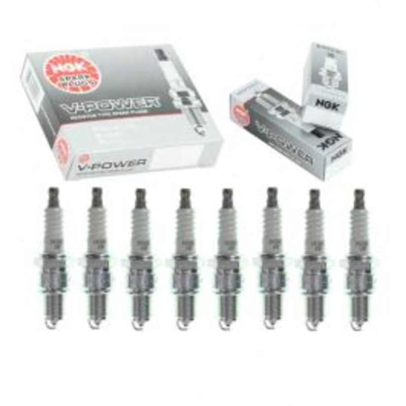 8 pc NGK V-Power Spark Plugs for 1963-1966 Plymouth Fury 4.5L 7.0L V8