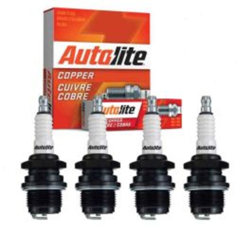 4 pc Autolite Copper Core Spark Plug for 1932-1934 Ford Model BB