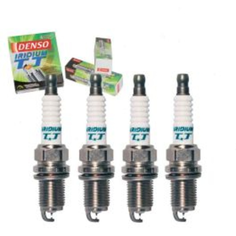 4 pc DENSO Iridium TT Spark Plugs for 1997-2000 Plymouth Breeze 2.4L L4