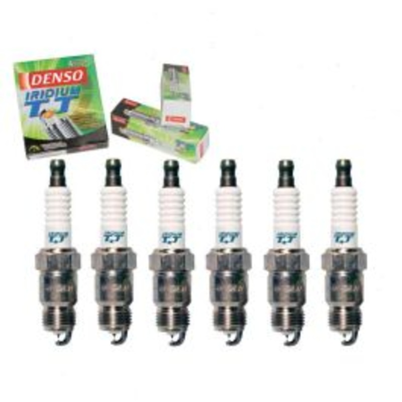 6 pc DENSO Iridium TT Spark Plugs for 1968-1974 GMC C15 C1500 Pickup 4.1L 4.8L L6