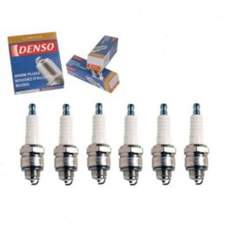 6 pc DENSO Standard U-Groove Spark Plugs for 1975-1976 Oldsmobile Starfire 3.8L V6