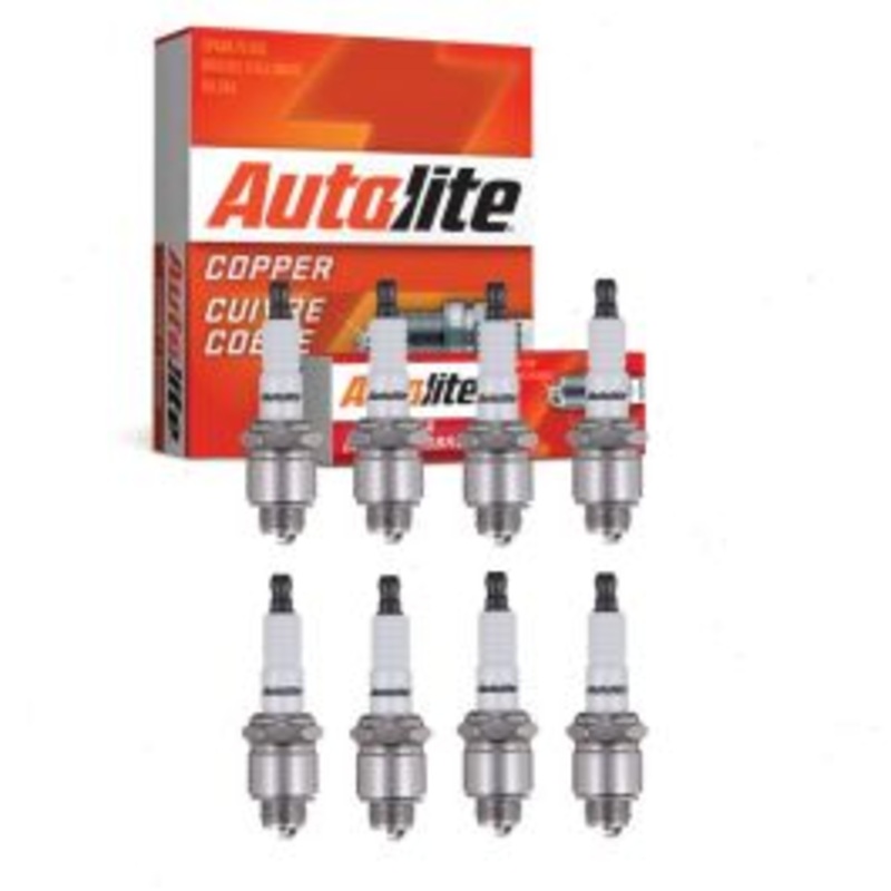 8 pc Autolite Copper Core Spark Plugs for 1954 Pontiac Star Chief