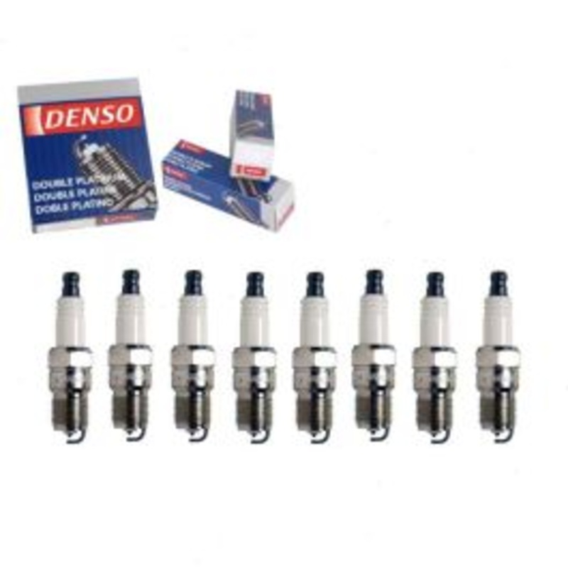 8 pc DENSO Double Platinum Spark Plugs for 1999-2000 Cadillac Escalade 5.7L V8