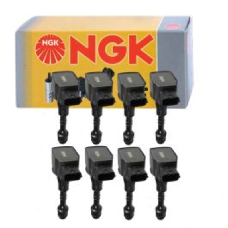 8 pc NGK Ignition Coils for 2004 Nissan Pathfinder Armada 5.6L V8