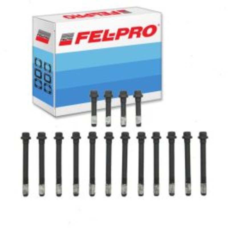 Fel-Pro Engine Cylinder Head Bolt Set for 1979-2000 GMC K3500 7.4L V8