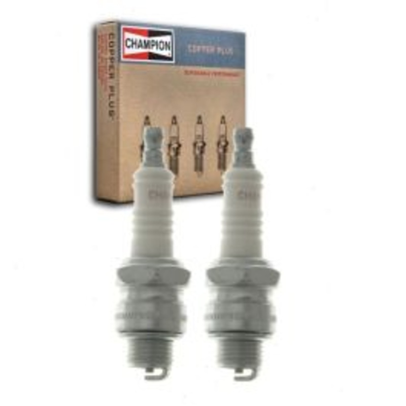 2 pc Champion Copper Plus 823 J6C Spark Plugs