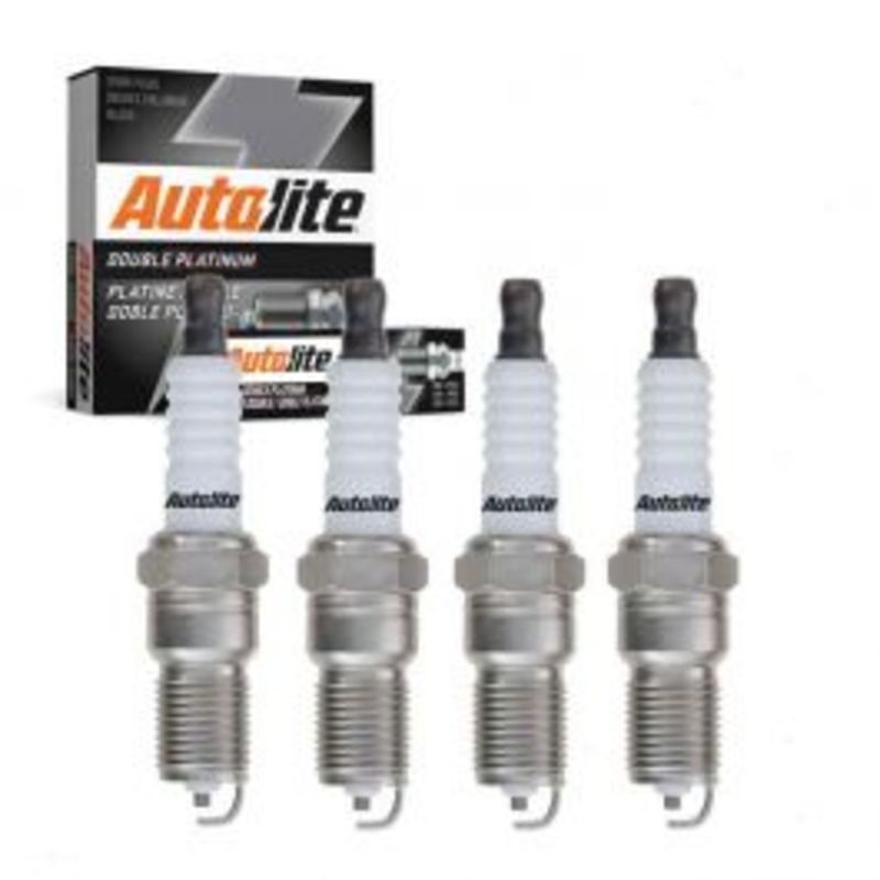 4 pc Autolite Double Platinum APP105 Spark Plug
