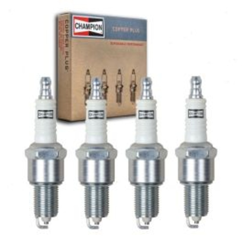 4 pc Champion Copper Plus Spark Plugs for 1979-1985 Mazda GLC 1.4L 1.5L L4